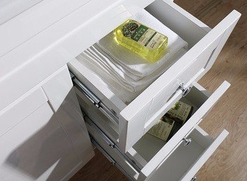 MF-1618 40 inch MDF bathroom vanity cabinet High glossy painting view 4