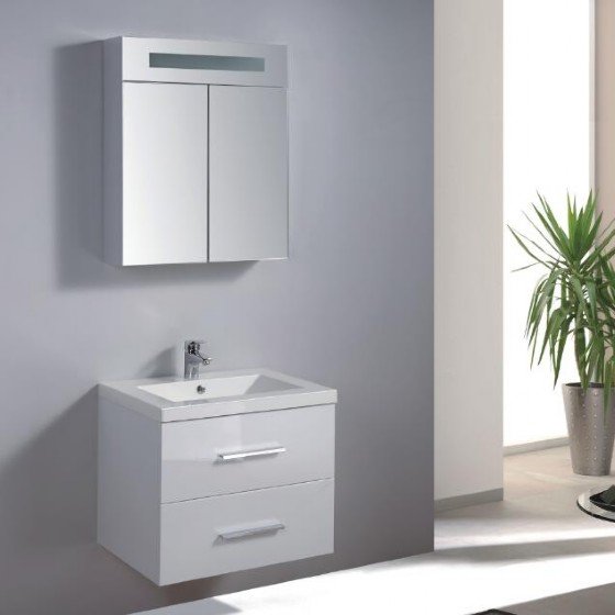 MF-1607 24 inch MDF bathroom vanity cabinet High glossy painting | FAME OEM Bathroom Vanity Manufacturer — FAME OEM bathroom vanity