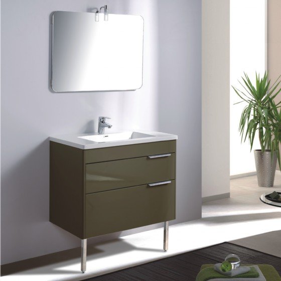 MF-1615 30 inch PVC bathroom vanity cabinet High glossy painting | FAME OEM Bathroom Vanity Manufacturer — FAME OEM bathroom vanity