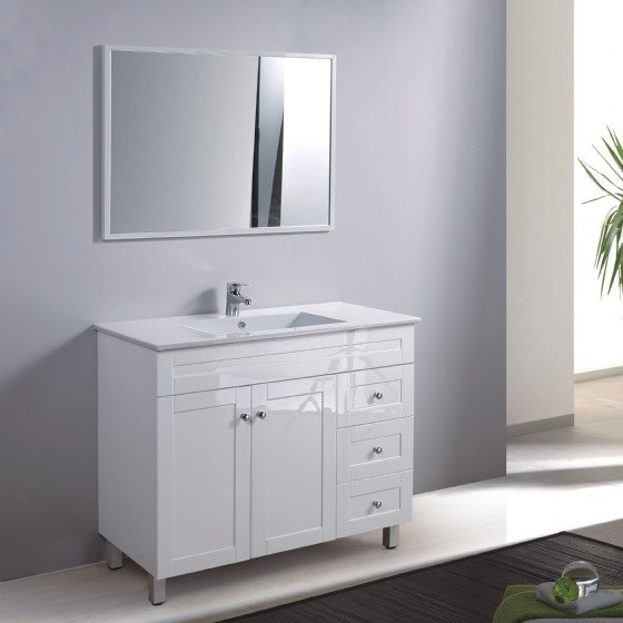 MF-1618 40 inch MDF bathroom vanity cabinet High glossy painting | FAME OEM Bathroom Vanity Manufacturer — FAME OEM bathroom vanity