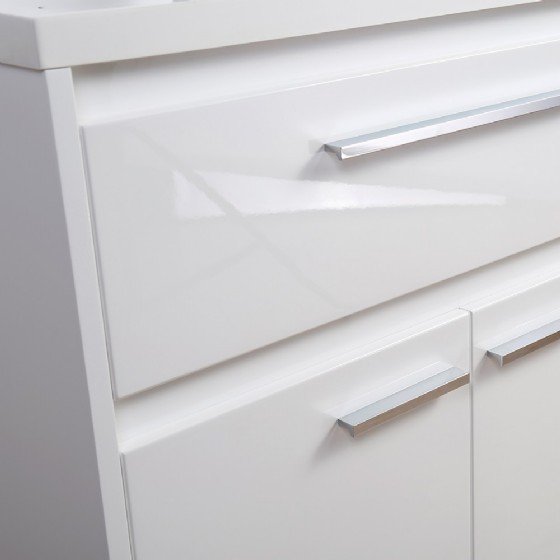 MF-1619 30 inch PVC MDF bathroom vanity cabinet High glossy painting view 4