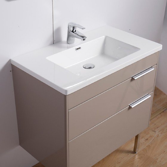 30 inch MDF bathroom cabinet with melamine view 3