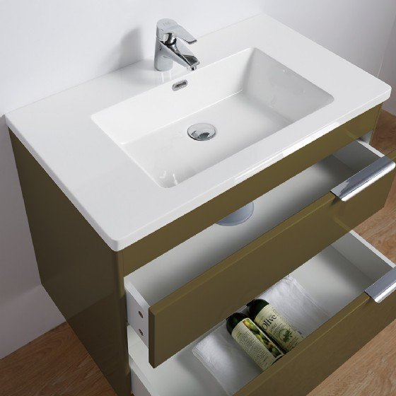 30 inch MDF bathroom cabinet with melamine view 4