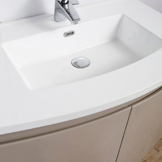 MF-1620 30 inch MDF bathroom vanity cabinet High glossy painting view 4