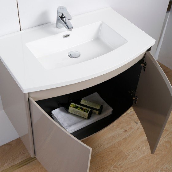 MF-1620 30 inch MDF bathroom vanity cabinet High glossy painting view 3