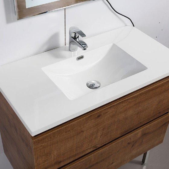 36 inch MDF bathroom vanity cabinet High glossy painting view 3