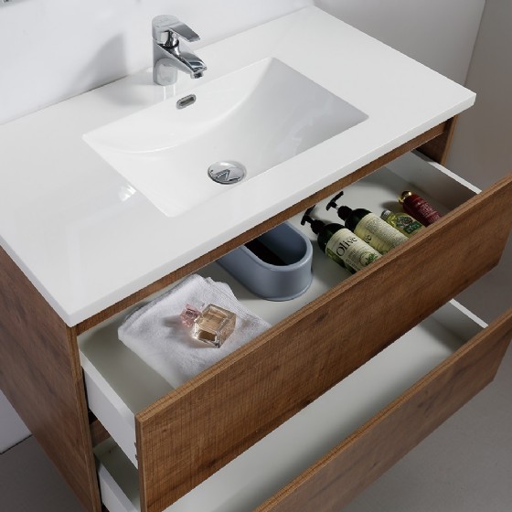 36 inch MDF bathroom vanity cabinet High glossy painting — FAME bathroom cabinet manufacturer