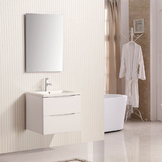 24 inch MDF bathroom cabinet with melamine | FAME OEM Bathroom Vanity Manufacturer — FAME OEM bathroom vanity