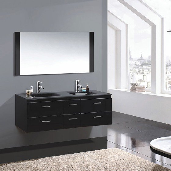 MF-1515 48 inch MDF bathroom vanity cabinet High glossy painting | FAME OEM Bathroom Vanity Manufacturer — FAME OEM bathroom vanity
