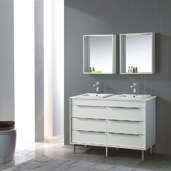 ML-1506 48 inch bathroom vanity Cabinet Melamine | FAME OEM Bathroom Vanity Manufacturer — FAME OEM bathroom vanity