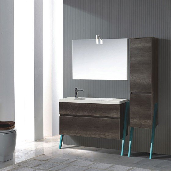 ML-1502 40 inch single bathroom vanity cabinet Melamine | FAME OEM Bathroom Vanity Manufacturer — FAME OEM bathroom vanity