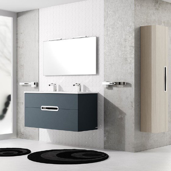 48 Inch MDF PVC Melamine Bathroom Vanities Single Sink Painting PVC Filming Melamine | FAME OEM Bathroom Vanity Manufacturer — FAME OEM bathroom vanity