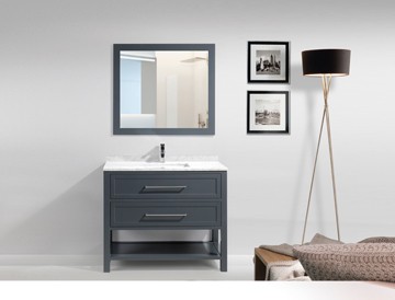 MPYJ-33 36 Inch MDF Bathroom Vanities Single Sink Painting — FAME bathroom cabinet manufacturer