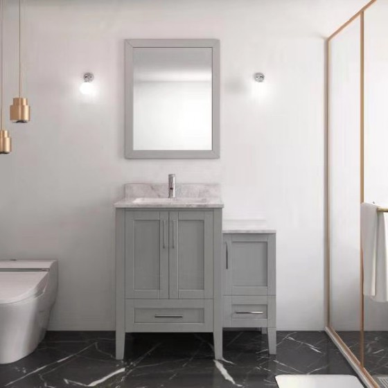 MPYJ-56 Fame 24 Inch MDF Bathroom Vanities Single Sink Painting — FAME bathroom cabinet manufacturer