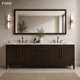 US &middot; Burnt Wax Double Vanity