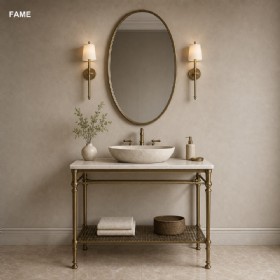 US &middot; Antique Brass Washstand