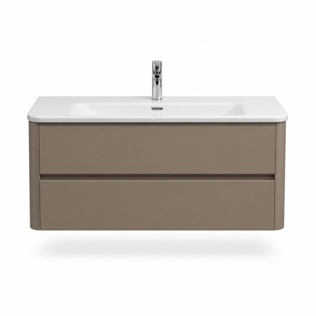 1000mm Mocha Wall-Hung Vanity — FAME OEM bathroom vanity