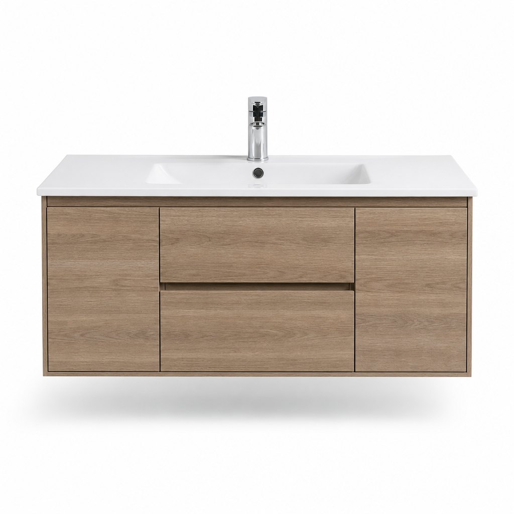 1000mm Prima Combo Vanity — Drawers Plus Side Cabinets — FAME bathroom cabinet manufacturer