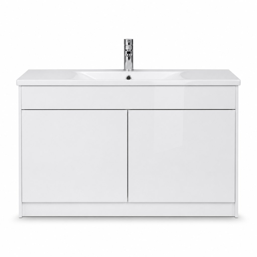 1200mm Melamine Gloss Vanity — Durable, Family-Ready — FAME bathroom cabinet manufacturer