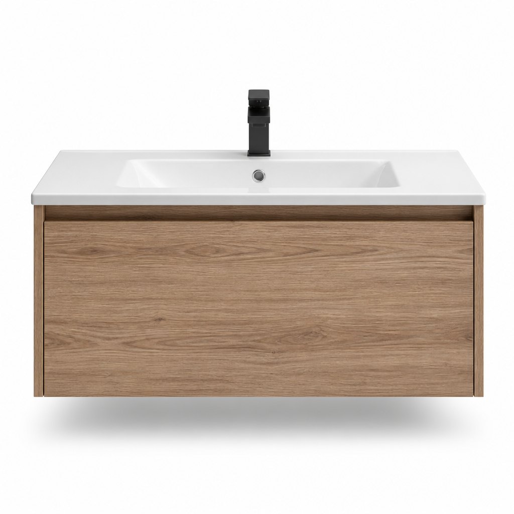800mm Melamine Wood Vanity — FAME OEM bathroom vanity