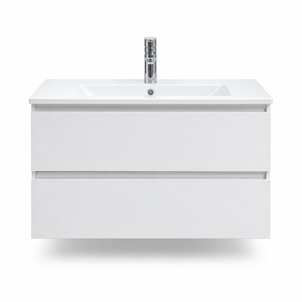 800mm Waterproof Melamine Vanity — FAME OEM bathroom vanity