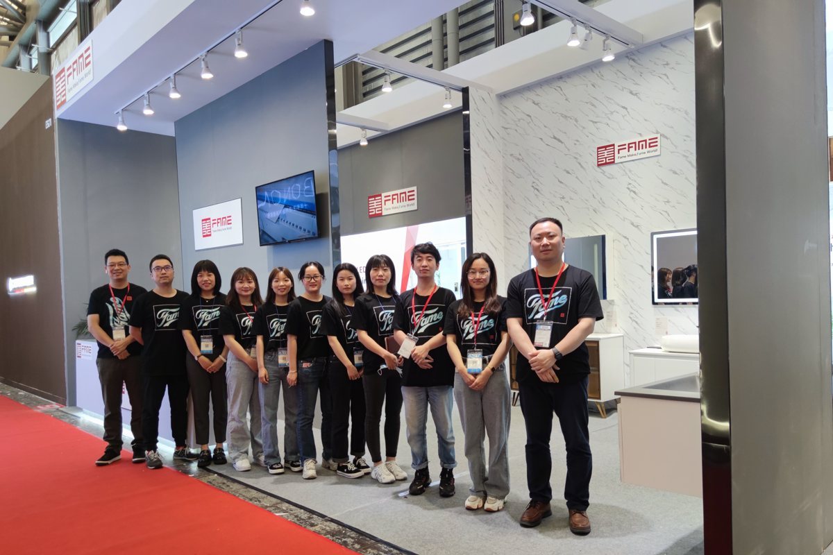 FAME team at international trade show — E5G10 booth